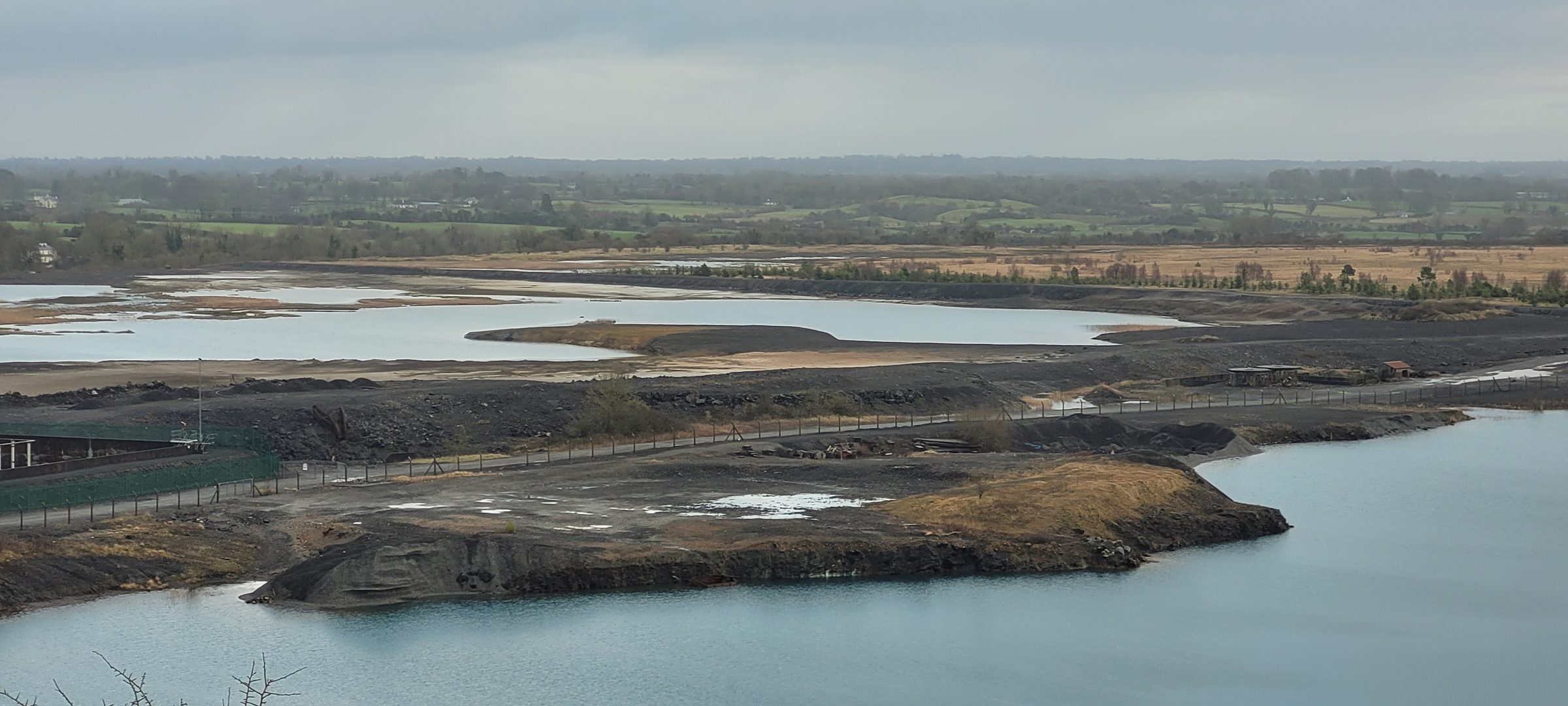 The Tynagh project lake and tailings ponds